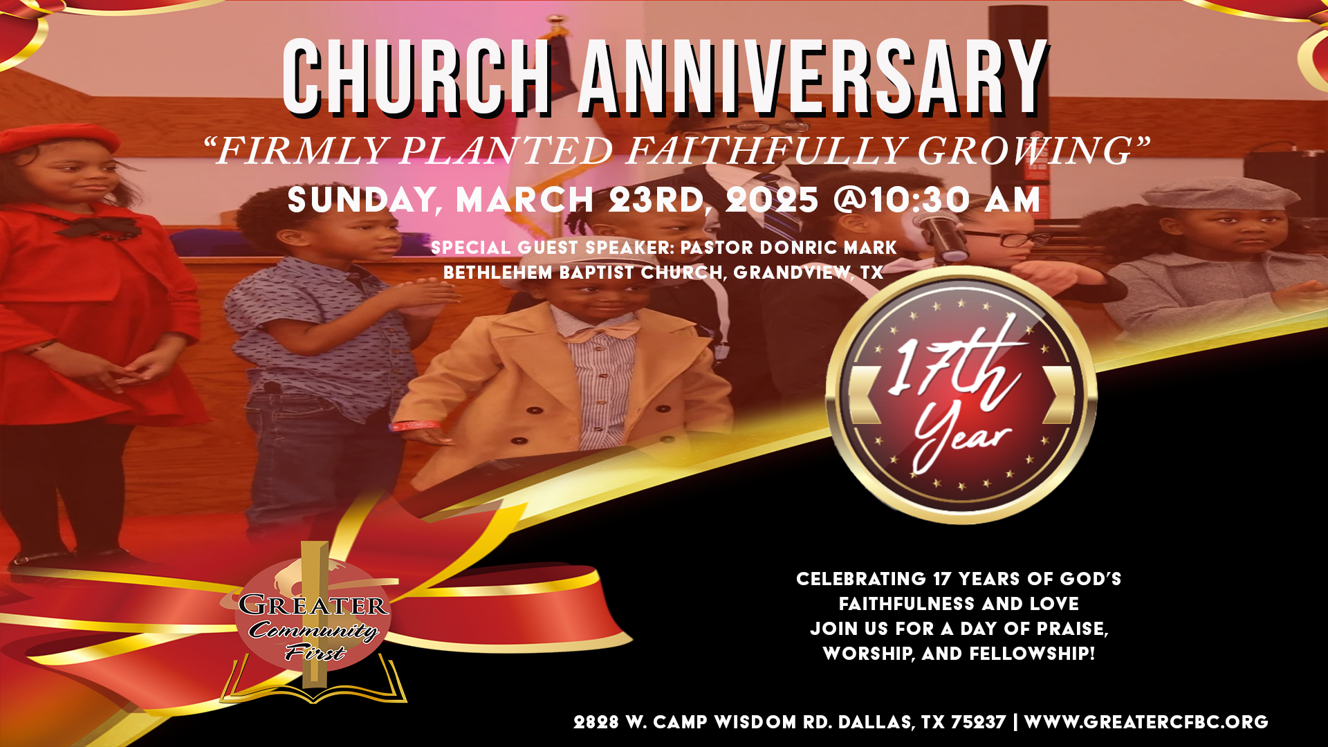 17th Church Anniversary